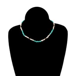 2025 Bohemia Style Beaded Necklace Multicolor Chokers Charm Necklaces Sweet Neck Chain Jewelry For Women Girls Wholesale