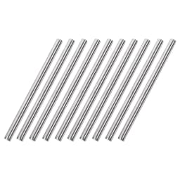 10Pcs 2.5/3/4/5/6mm Dia 304 Stainless Steel Rod Strong Rust-resistant Linear Shaft Solid Round Rod Bar for Motor Shaft Model Car