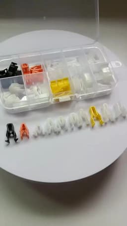 50Pcs/Box Car Dashboard DVD CD Navigation A/C Panel Air Conditioning Switch Audio Radio Auto Boxed Fasteners Clips