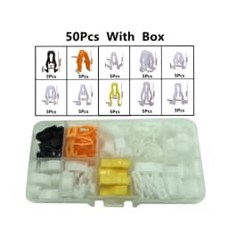 50Pcs/Box Car Dashboard DVD CD Navigation A/C Panel Air Conditioning Switch Audio Radio Auto Boxed Fasteners Clips