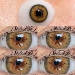 2Pieces Colored Contact Lenses Bueatiful Pupil Color Circle Lens Green Iris Prescription Yearly Natural Coloured Contacts