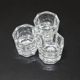 Nail Art Acrylic Liquid Cup Dappen Dish Container Glass Crystal Cups Glassware Tools for Nail Art Design