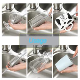 Baby Bottles Brush 360 Degree Rotation Long Handle Silicone Brushes Feeding Bottle Cup Cleaning Tools Pacifiers and Accessories