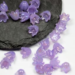 50PCS 9X11MM Imitation Pearl Material Flower Shape Beads For Handmade Crafts Jewelry Decoration Making Acrylic Stamen Beads