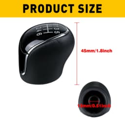6 Speed Car Leather Gear Shift knob for Ford S-Max C-Max Kuga Galaxy Mondeo 4 Mk4 Transit Tourneo Connect Focus Auto Accessories