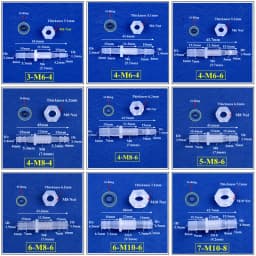 5~200Pcs M6~M10 To 3~8mm PP Pagoda Direct Connectors Hex Nut O-Ring Aquarium Tank Air Pump Adapter Garden Irrigation Hose Joint