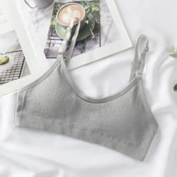 Women Seamless Tube Top Push-Up Bra Removable Pads Ribbed Bralette Adjust Straps Soft Stretchy Non-wire Underwear Sexy Lingerie