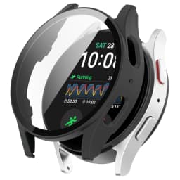 Glass+PC Case for samsung Galaxy watch 7 6 5 4 44mm 40mm Accessories all-around Anti-fall bumper cover watch7 4 Screen protector