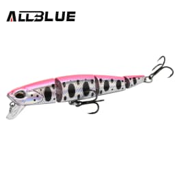 ALLBLUE Professional Jointed Swimbait 70mm 90mm Sinking Minnow Fishing Lure Jerkbait Artificial Hard Baits for Pike Bass Perch
