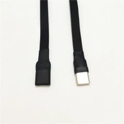 Type C to USB-C 90 Degree Angled Adapter Cable Power Bank Flexible Cable PD Cable Charging Cable USB C Bend Flat Silicone Cable