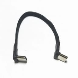 Type C to USB-C 90 Degree Angled Adapter Cable Power Bank Flexible Cable PD Cable Charging Cable USB C Bend Flat Silicone Cable