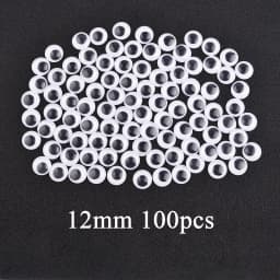 DIY Movable Eyes Simulation Animal Eyeball Black White Color Self-Adhesive Doll Eye Kindergarten Children Craft Supplies