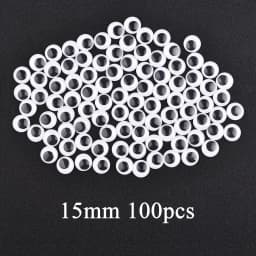 DIY Movable Eyes Simulation Animal Eyeball Black White Color Self-Adhesive Doll Eye Kindergarten Children Craft Supplies