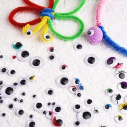 DIY Movable Eyes Simulation Animal Eyeball Black White Color Self-Adhesive Doll Eye Kindergarten Children Craft Supplies
