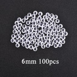 DIY Movable Eyes Simulation Animal Eyeball Black White Color Self-Adhesive Doll Eye Kindergarten Children Craft Supplies