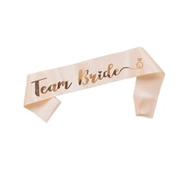Wedding Decor Team Bride To Be Satin Sash Bridal Shower Veil Bridesmaid Gift Bachelorette Party Hen Night Decorations Supplies