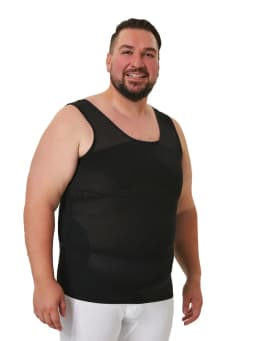 Men's Body Shaper Chest Slim Tank Top Hide Gynecomastia Compression Shirt For Men Slimming Undershirt Shapewear