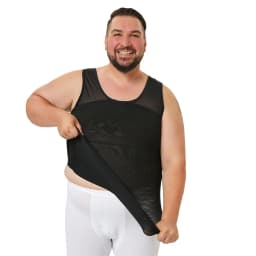 Men's Body Shaper Chest Slim Tank Top Hide Gynecomastia Compression Shirt For Men Slimming Undershirt Shapewear