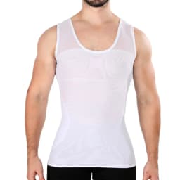 Men's Body Shaper Chest Slim Tank Top Hide Gynecomastia Compression Shirt For Men Slimming Undershirt Shapewear