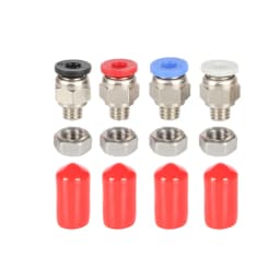 3D Printer Parts Filament Dryer Box 2.5x4mm PTFE Tube DIY Dry Box PC4-M6 Pneumatic Connector with Nut for PLA ABS Filaments