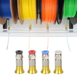 3D Printer Parts Filament Dryer Box 2.5x4mm PTFE Tube DIY Dry Box PC4-M6 Pneumatic Connector with Nut for PLA ABS Filaments