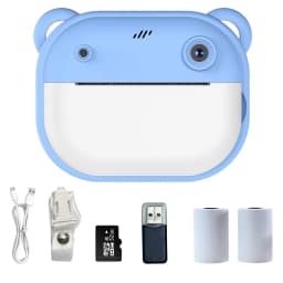 Children Thermal Print Camera Toy Wireless Bluetooth Inkless Instant Print Photo Note Camera Kids Early Education Study Toy Gift