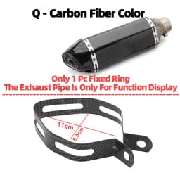 Universal Motorcycle Exhaust Clamp Exhaust Pipe Supporting Bracket Fix Ring Hanger For Yoshimura Sc Mivv Ak Ar Leovince Exhaust