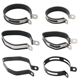 Universal Motorcycle Exhaust Clamp Exhaust Pipe Supporting Bracket Fix Ring Hanger For Yoshimura Sc Mivv Ak Ar Leovince Exhaust