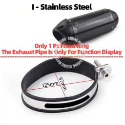 Universal Motorcycle Exhaust Clamp Exhaust Pipe Supporting Bracket Fix Ring Hanger For Yoshimura Sc Mivv Ak Ar Leovince Exhaust