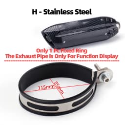 Universal Motorcycle Exhaust Clamp Exhaust Pipe Supporting Bracket Fix Ring Hanger For Yoshimura Sc Mivv Ak Ar Leovince Exhaust