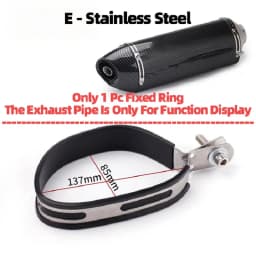 Universal Motorcycle Exhaust Clamp Exhaust Pipe Supporting Bracket Fix Ring Hanger For Yoshimura Sc Mivv Ak Ar Leovince Exhaust