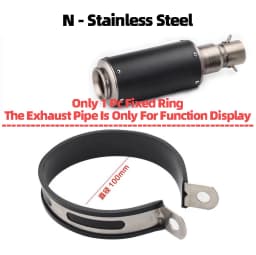 Universal Motorcycle Exhaust Clamp Exhaust Pipe Supporting Bracket Fix Ring Hanger For Yoshimura Sc Mivv Ak Ar Leovince Exhaust
