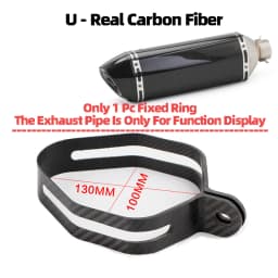 Universal Motorcycle Exhaust Clamp Exhaust Pipe Supporting Bracket Fix Ring Hanger For Yoshimura Sc Mivv Ak Ar Leovince Exhaust