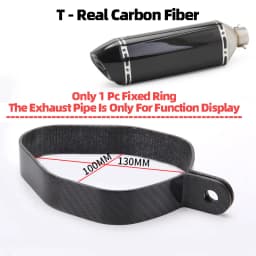 Universal Motorcycle Exhaust Clamp Exhaust Pipe Supporting Bracket Fix Ring Hanger For Yoshimura Sc Mivv Ak Ar Leovince Exhaust