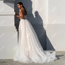 Charming Wedding Dresses Glitter Bridal Gowns Spaghetti Straps Robe For Formal Party Appliques Vestidos De Novia 2025 Customized