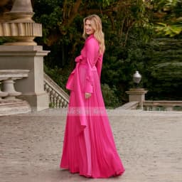 Elegant Satin Bow Birthday Party Dresses Dresses Long A-line V-neck Bespoke Occasion Gown Gowns for Women 2024 Bride