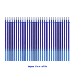 0.5mm Erasable Gel Pen Set Black Blue Red Ink Refill Rod Kawaii Pens Washable Handle School Office Supplies Writing Stationery