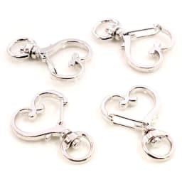 10pcs Cat Heart Snap Hook Trigger Clips Buckles For Keychain Lobster Lobster Clasp Hooks for Key Ring Clasp Jewelry Supplies