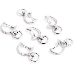 10pcs Cat Heart Snap Hook Trigger Clips Buckles For Keychain Lobster Lobster Clasp Hooks for Key Ring Clasp Jewelry Supplies
