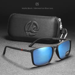 KDEAM Ultralight Fishing Sunglasses Polarized Men's Driving Sun Glasses Travel Luxury Female Sunglass With Carrying Case