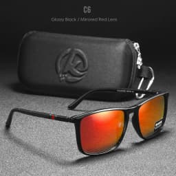 KDEAM Ultralight Fishing Sunglasses Polarized Men's Driving Sun Glasses Travel Luxury Female Sunglass With Carrying Case