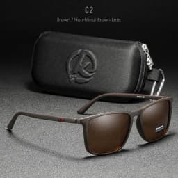 KDEAM Ultralight Fishing Sunglasses Polarized Men's Driving Sun Glasses Travel Luxury Female Sunglass With Carrying Case