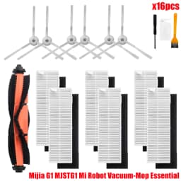 For Xiaomi Mijia G1 MJSTG1 Mi Robot Vacuum Mop Essential Vacuum Cleaner Side / Main Brush Cover Hepa Filter Mop Cloth Parts