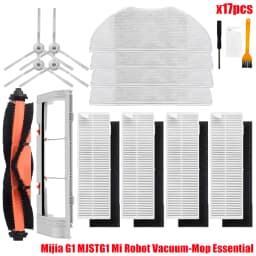 For Xiaomi Mijia G1 MJSTG1 Mi Robot Vacuum Mop Essential Vacuum Cleaner Side / Main Brush Cover Hepa Filter Mop Cloth Parts