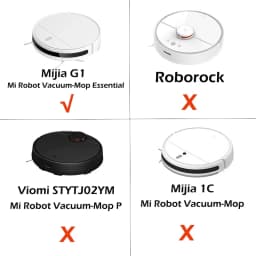For Xiaomi Mijia G1 MJSTG1 Mi Robot Vacuum Mop Essential Vacuum Cleaner Side / Main Brush Cover Hepa Filter Mop Cloth Parts