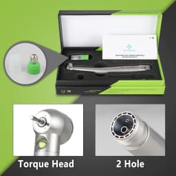 Dental LED High Speed Handpiece Dentist Tips Teach Model E-Generator Rotation Turbine Dentistry Push Button Triple Water Spray
