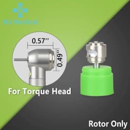 Dental LED High Speed Handpiece Dentist Tips Teach Model E-Generator Rotation Turbine Dentistry Push Button Triple Water Spray