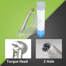 Dental LED High Speed Handpiece Dentist Tips Teach Model E-Generator Rotation Turbine Dentistry Push Button Triple Water Spray