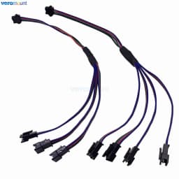 2Pin 3Pin 4Pin SM Splitter Connector 1 to 2 3 4 LED Connector JST Male Female Connector Wire Cable For WS2812 LED Strip Light