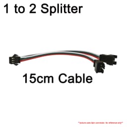 2Pin 3Pin 4Pin SM Splitter Connector 1 to 2 3 4 LED Connector JST Male Female Connector Wire Cable For WS2812 LED Strip Light